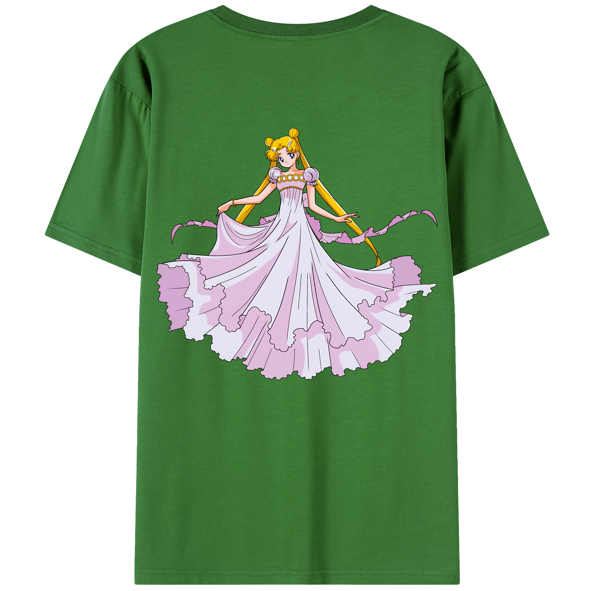 （画像用） 美少女戦士セーラームーン 愛野 美奈子 あいの みなこ Sailor Moon Aino Minako レディース半袖Tシャツ(バックプリント)